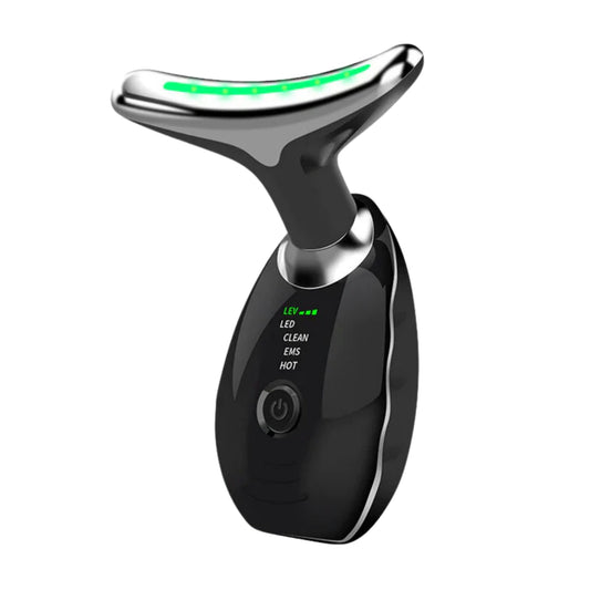 Rechargeable LED Facial Massager for Face & Neck - Vibrating Massager
