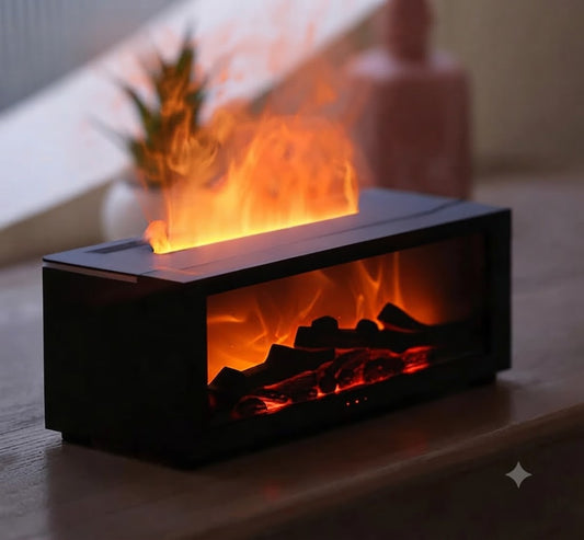 Flame Effect Aromatherapy Humidifier