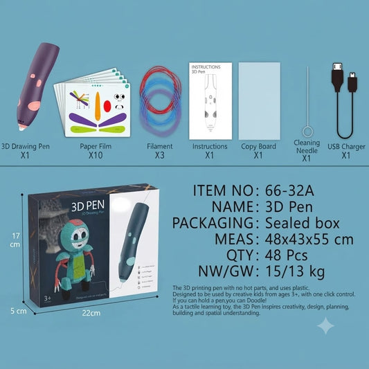 Creative 3D Drawing Pen for Kids