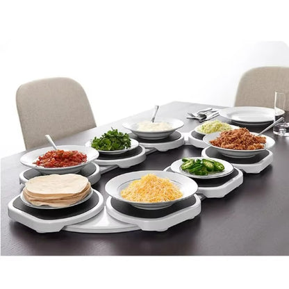 Lazy Susan Rotating Tray for Kitchen Dining Table Portable and Easy Access Food Serving Turntable for Home Kitchen