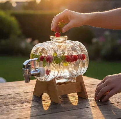 Glass Barrel Water Dispenser - 5L