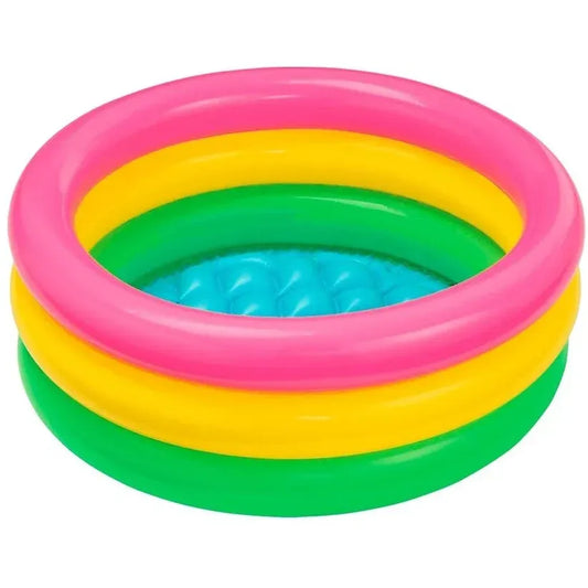 INTEX Inflatable 3 Ring Swimming Pool For Children 2ft