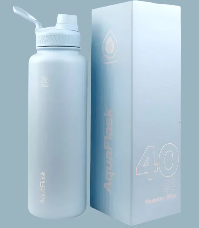 AquaFlask Bottle (40oz) - Powder Blue