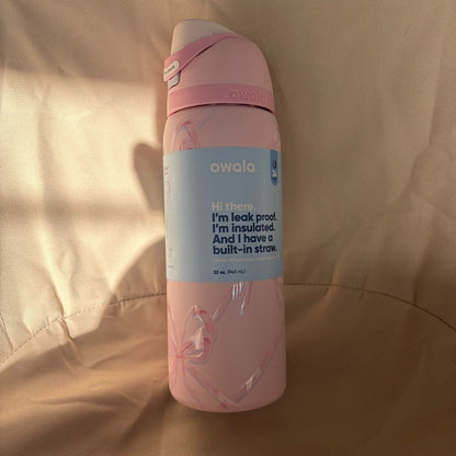 Owala 24oz FreeSip Water Bottle – Leak-Proof, Insulated (Sugar Plum Fairy)