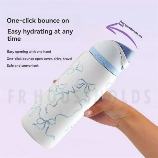 Owala FreeSip 32oz – True Blue Bow