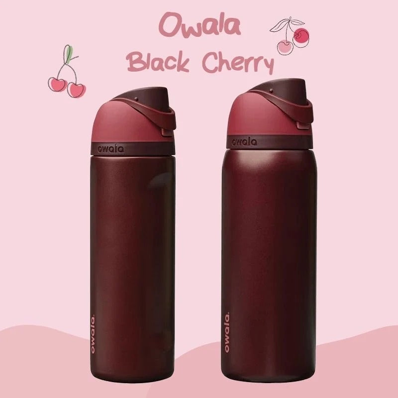 Owala FreeSip 32oz Insulated Bottle – Black Cherry