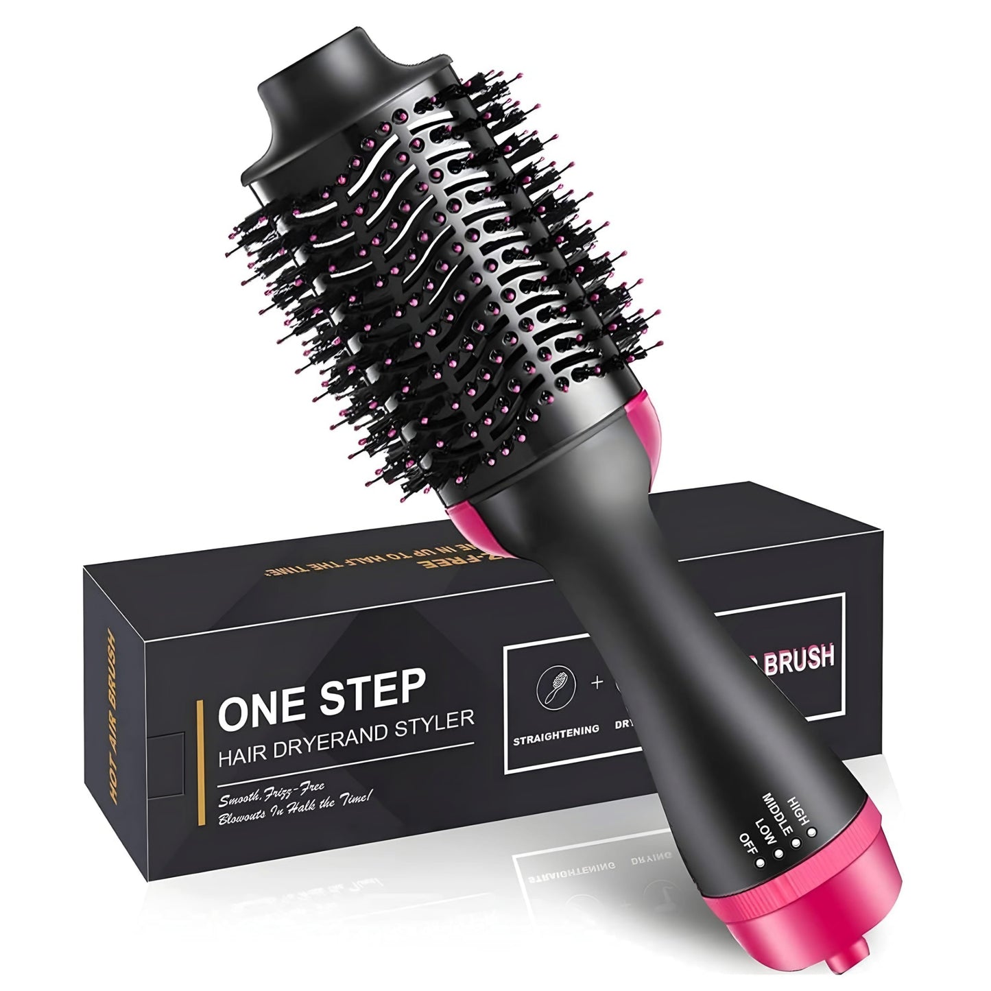 One Step Hot Air Brush Dryer & Straightener