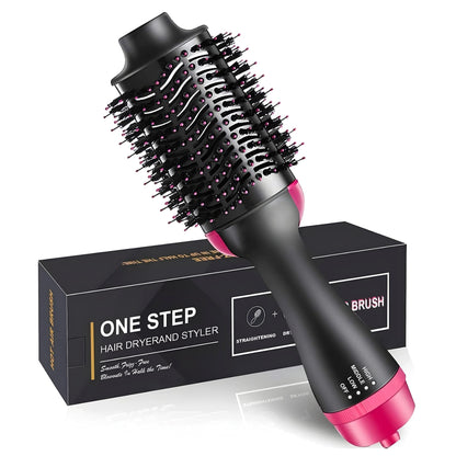 One Step Hot Air Brush Dryer & Straightener