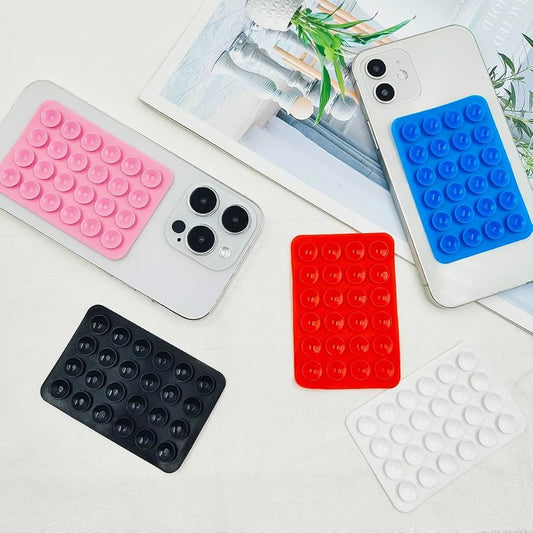 UNIVERSAL SUCTION PHONE MAT — STRONG GRIP WALL & BACK STICKER