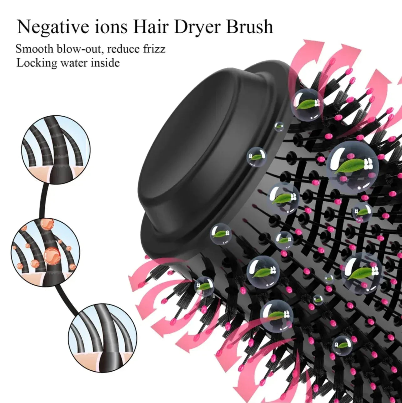 One Step Hot Air Brush Dryer & Straightener