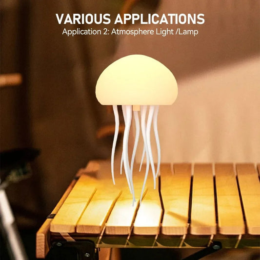 Aesthetic LED Jellyfish Night Light Lamp