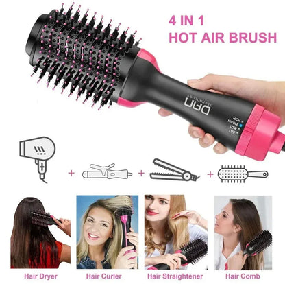 One Step Hot Air Brush Dryer & Straightener