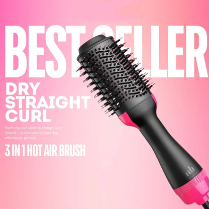 One Step Hot Air Brush Dryer & Straightener