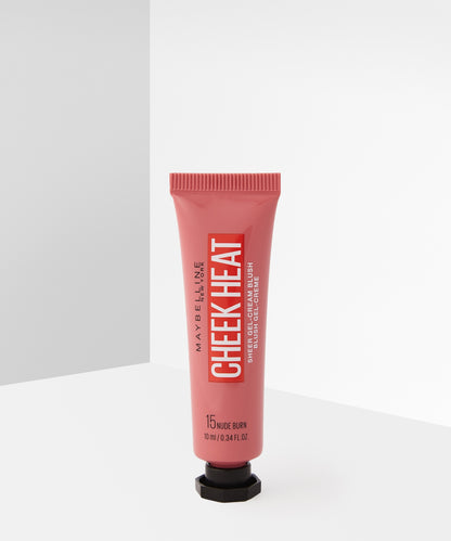Maybelline Cheek Heat Sheer Gel-Cream Blush Color:- 15Nude Burn