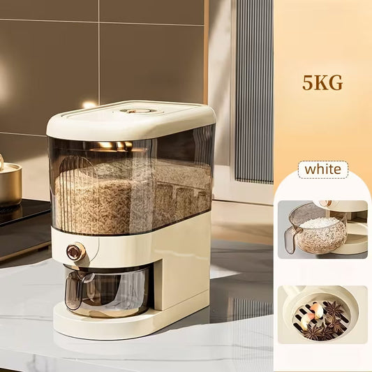 5KG Large Capacity Rice Dispenser Storage Container
