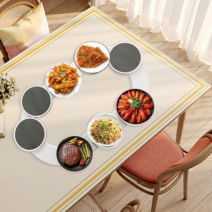 Lazy Susan Rotating Tray for Kitchen Dining Table Portable and Easy Access Food Serving Turntable for Home Kitchen